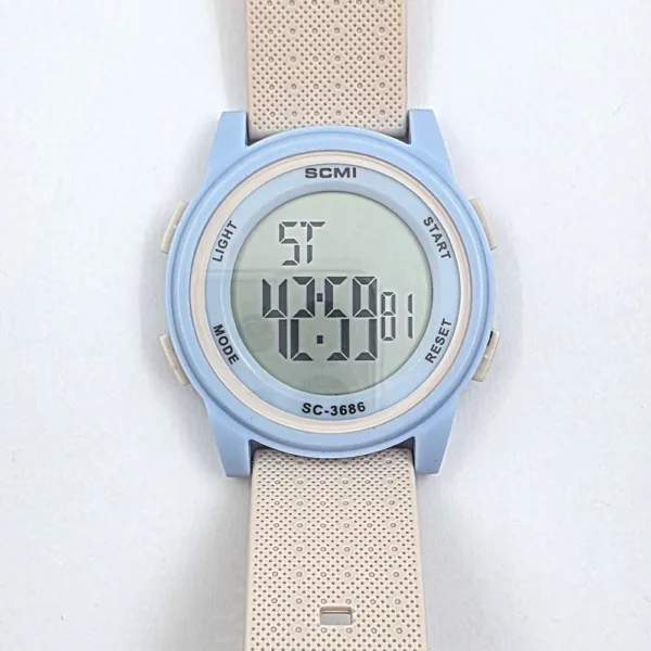 Sport ρολόϊ quartz μπεζ γυναικείο