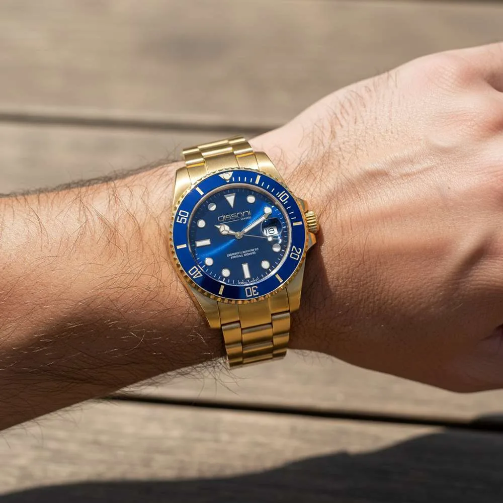 Dissoni blue and gold