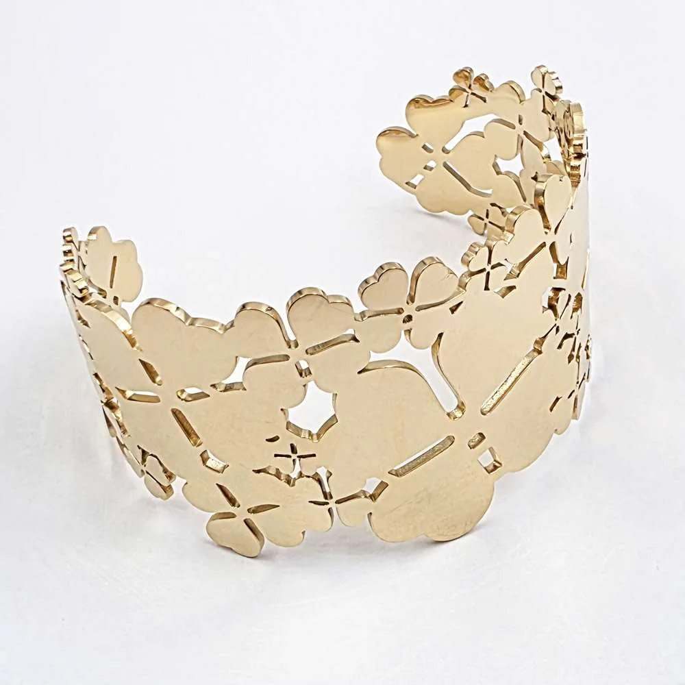 Xρυσό γυναικείο hearts bracelet
