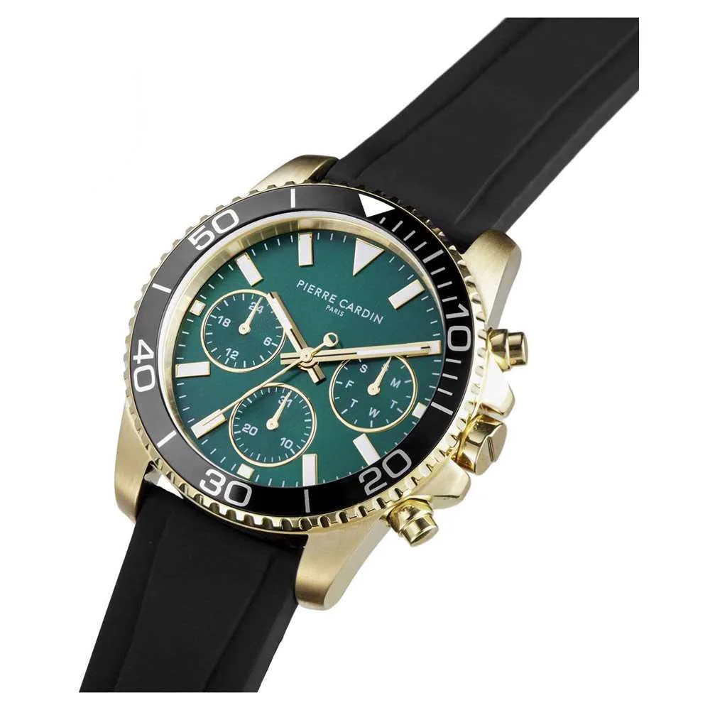 Lorain-pierre-cardin-nation-posh-16 ανδρικο ρολοι πρασινο καντραν