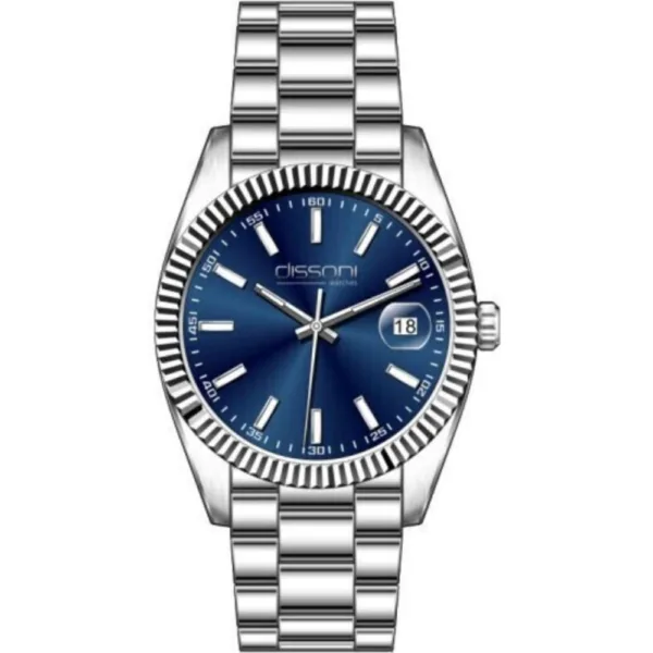 Dissoni Classy date blue dial