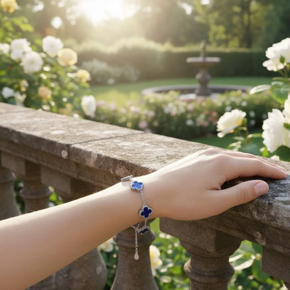 μπλε clover ατσάλινο