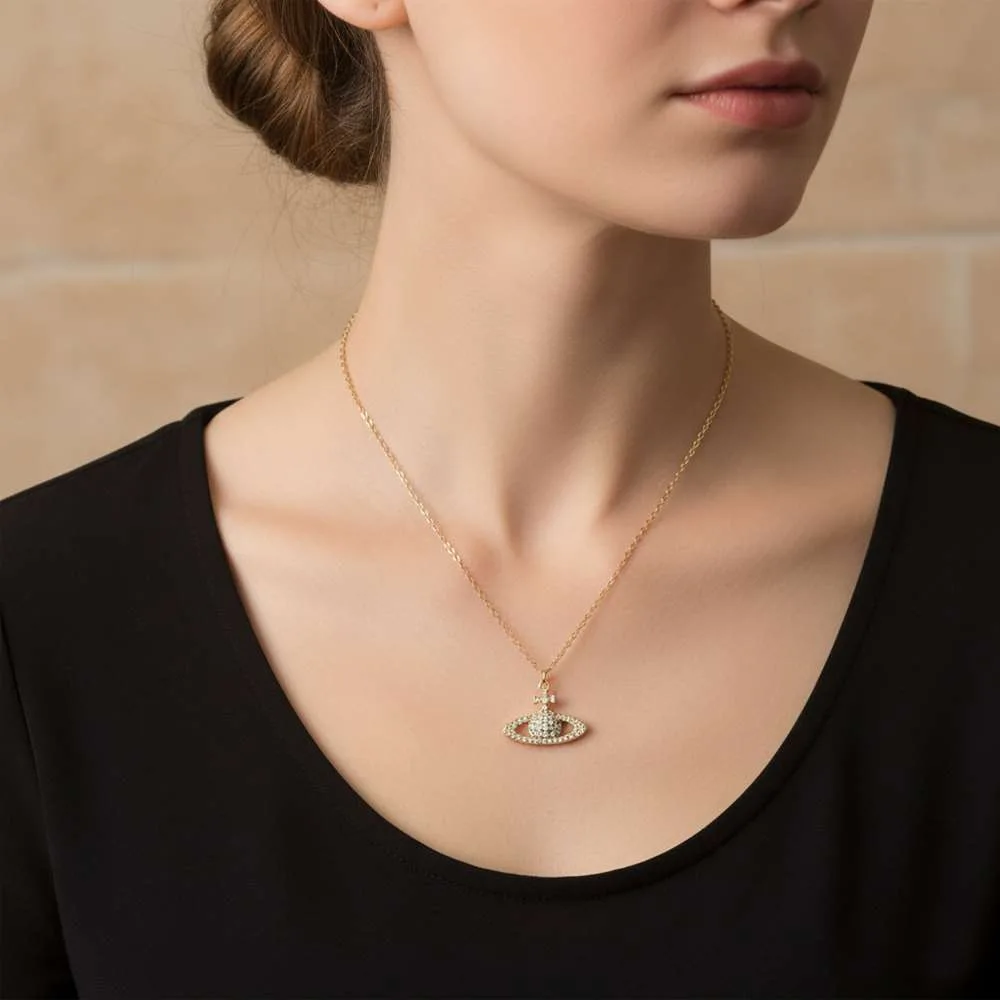 Saturn χρυσό κρεμαστό