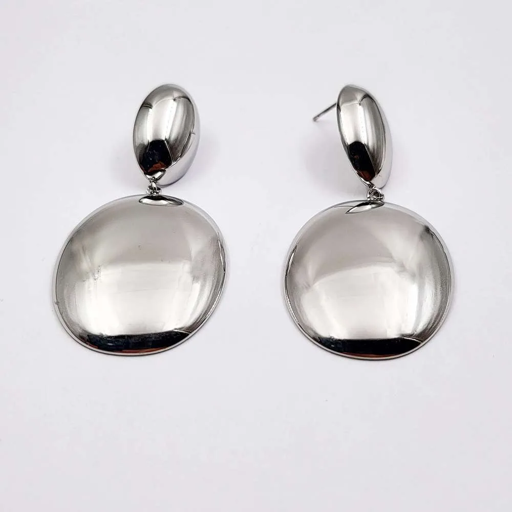 Janet steel earrings