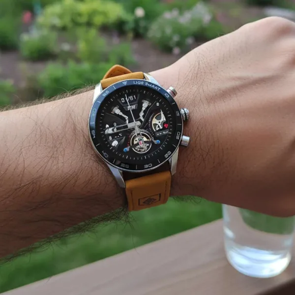 LIGE smart watch παλμοί κλήσεις οξυγόνο αίματος επαφές