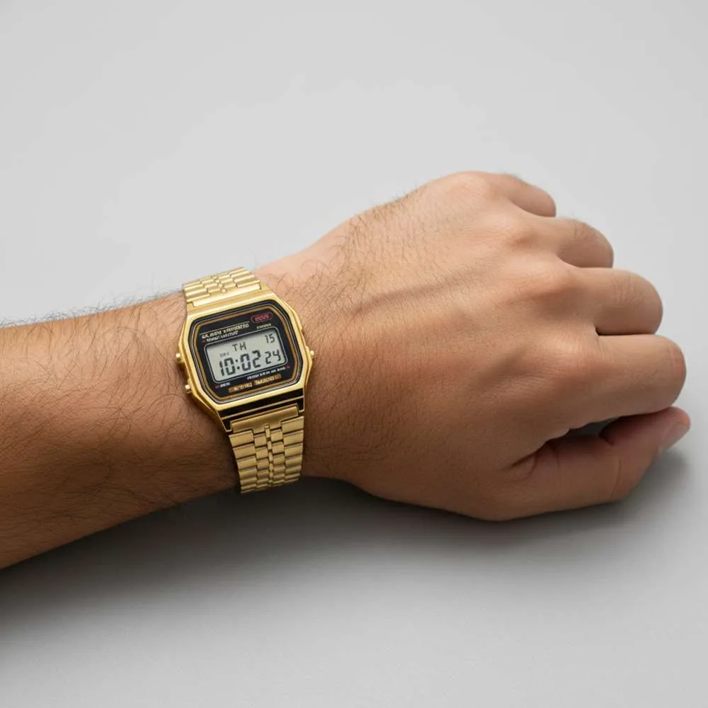 Χρυσό quartz vintage ρολόϊ