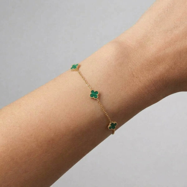 Clover χρυσό μαλαχίτης