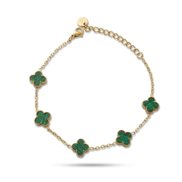 Clover χρυσό μαλαχίτης
