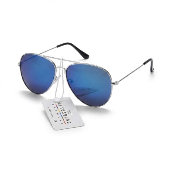 Γυαλιά ηλίου aviator unisex μπλε φακός