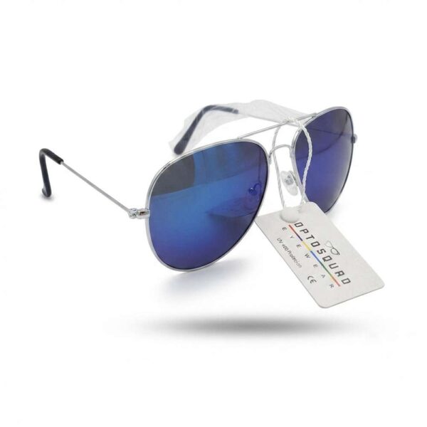 Γυαλιά ηλίου aviator unisex μπλε φακός