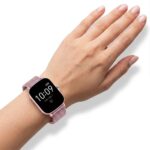Γυναικείο smartwatch ροζ με 2 μπρασελέ 1