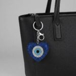 Μπρελόκ κλειδιά αξεσουάρ τσάντας charm bag μάτι γούρι στρας