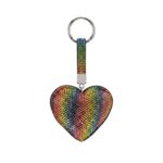 Μπρελόκ κλειδιά αξεσουάρ τσάντας charm bag ουράνιο τόξο