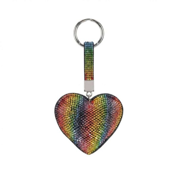 Μπρελόκ κλειδιά αξεσουάρ τσάντας charm bag ουράνιο τόξο
