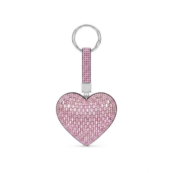Μπρελόκ κλειδιά αξεσουάρ τσάντας charm bag ροζ καρδιά