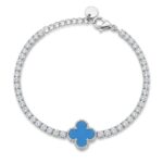 Clover ριβιέρα βραχιόλι με ζιργκόν