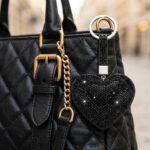 Μπρελόκ bag charm με στρας κλειδοθήκη