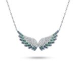 Φτερά αγγέλου angel wings κρεμαστό γυναικείο με ζιργκόν