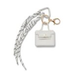 Κλειδοθήκη bag charm τσαντα λευκή